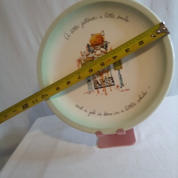 Holly Hobbie Plate Collector's Edition 1972 American Greetings 10.5” Pre-owned - Picture 7 of 9